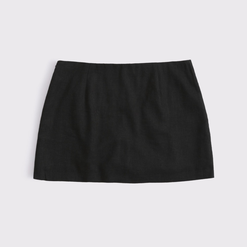 Abercrombie and fitch linen mini skirt